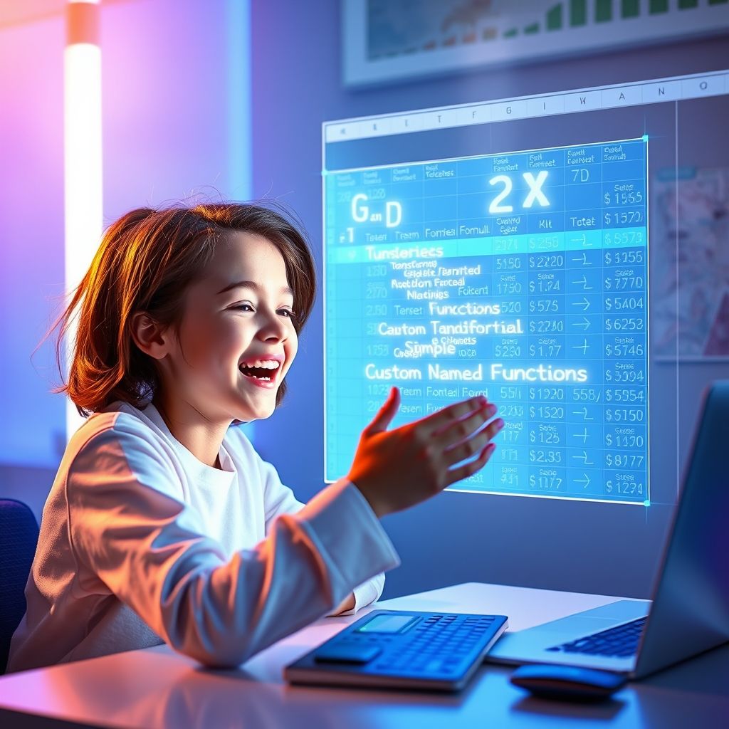 Excel LAMBDA: අභිරුචි ශ්රිත සමඟ දත්ත විශ්ලේෂණය පහසු කර ගන්න.
Excel හි LAMBDA ශ්රිතය භාවිතයෙන් සිසුවෙක් අභිරුචි ශ්රිත නිර්මාණය කරමින් දත්ත විශ්ලේෂණය පහසු කර ගන්නා අයුරු දැක්වෙන රූපයක්.