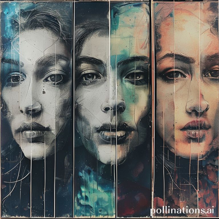 A visual representation of image in-painting: a three-panel sequence showing 1) an original image (e.g., a landscape with an empty space), 2) a mask highlighting that empty space, and 3) the final image with a new element seamlessly integrated into the masked area based on a text prompt.