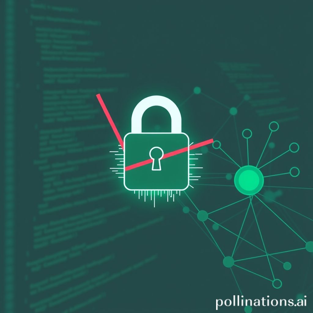A visually appealing image featuring a Laravel logo with a digital lock icon overlaid on top, surrounded by abstract code snippets and a network diagram, symbolizing API security and development. The color scheme should be clean and professional, using greens, blues, and grays to convey security and technology.
