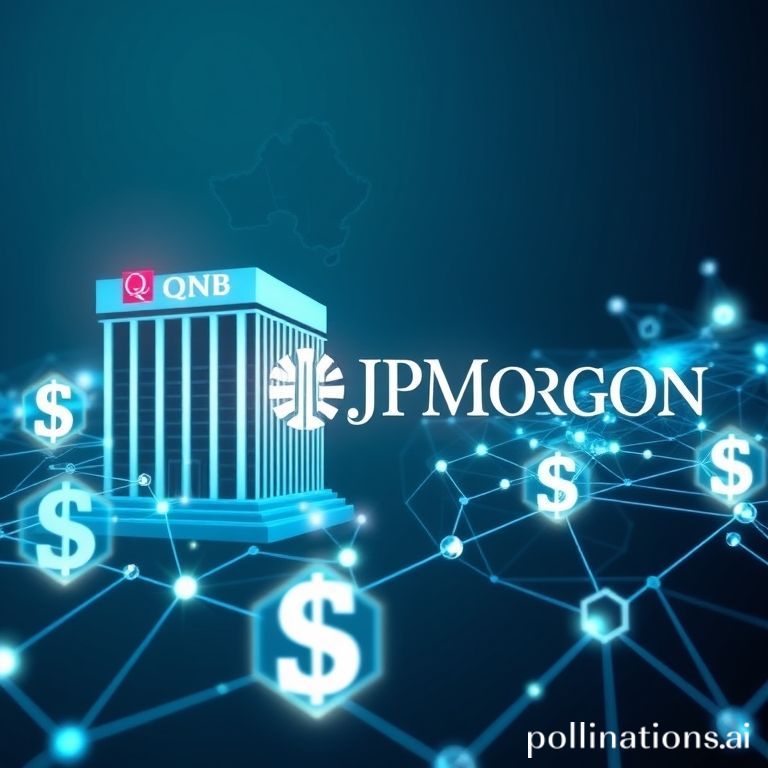 QNB's Kinexys platform integration with JPMorgan, enabling faster 24/7 US dollar blockchain payments for corporate clients in Qatar.