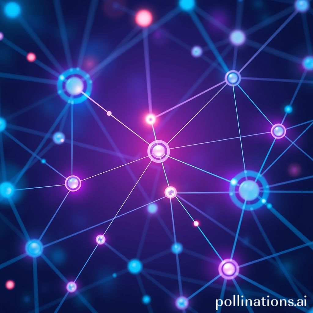 A visually striking representation of interconnected data nodes, forming a complex network. Abstract lines and glowing points illustrate relationships and data flow within a database system, symbolizing advanced architecture and optimization. The color palette is modern and tech-inspired, featuring blues, purples, and subtle glows.