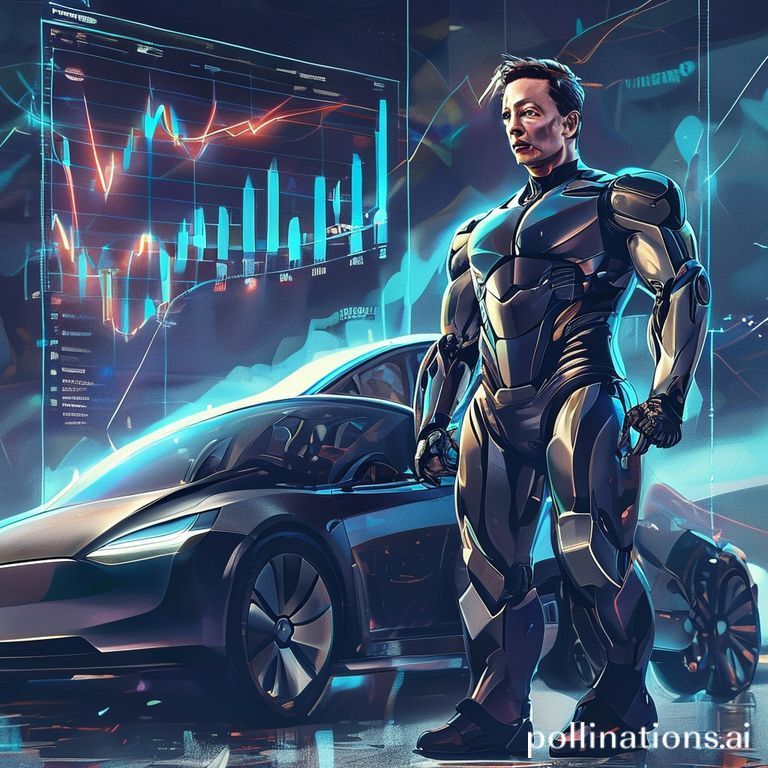 Elon Musk, confident after Tesla's record pay package approval, stands embodying his vision for AI and robotaxis.