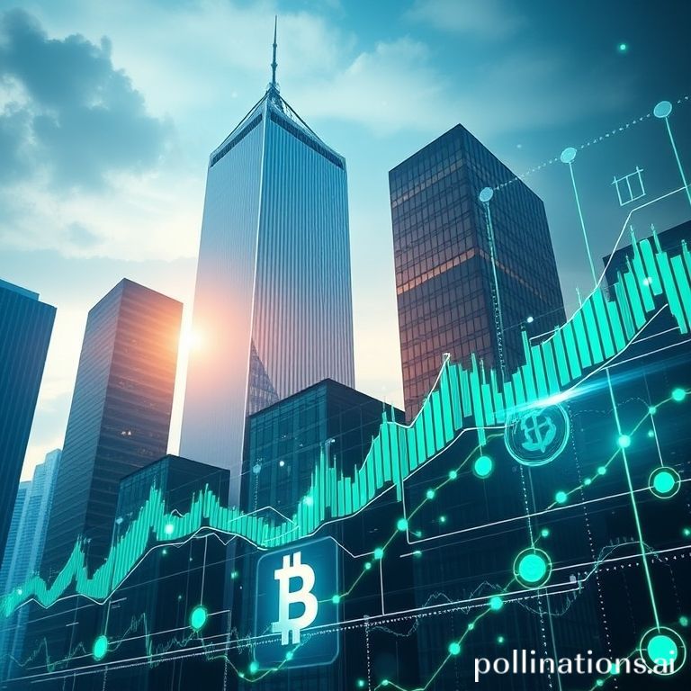 Depicts the fusion of global finance, digital assets, and regulatory frameworks, signifying a new era for tokenized markets.