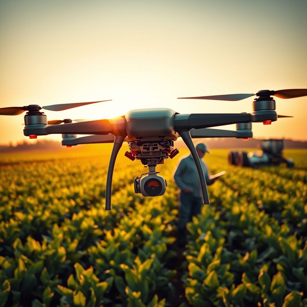 Smart Farming: ඩ්රෝන තාක්ෂණයෙන් නූතන කෘෂිකර්මය කෘෂිකර්මාන්තය සඳහා ඩ්රෝන යානයක් - අනාගත ගොවිතැන