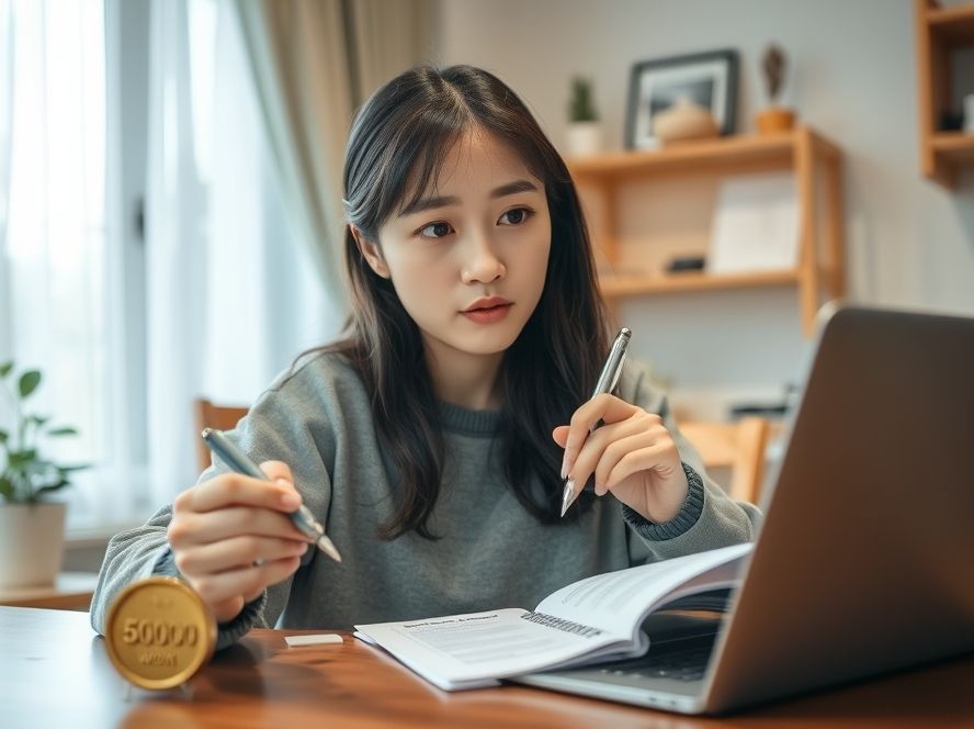 5만원 캐시백 대상자인지 조건을 확인하는 모습