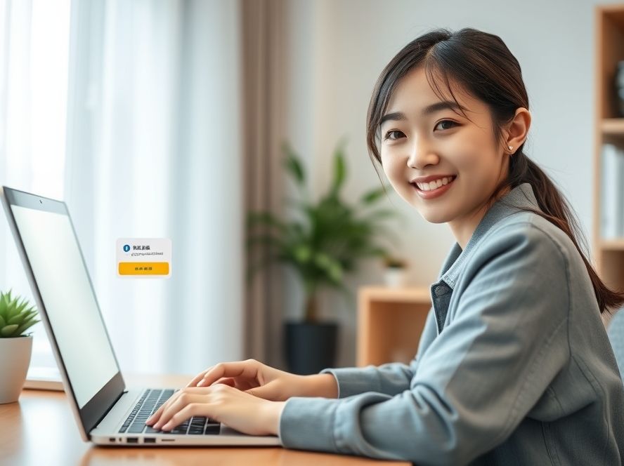 상생페이백을 쉽고 빠르게 신청하여 혜택을 받는 모습