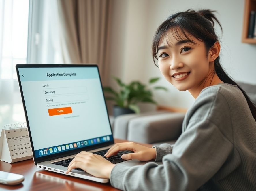 복잡한 상생페이백 신청 절차를 쉽게 완료하는 모습