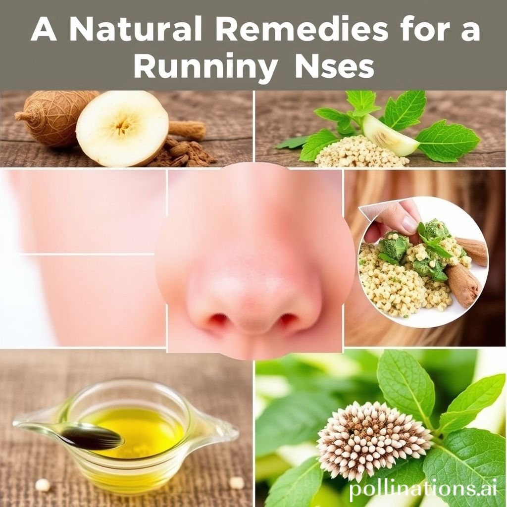 Natural remedies for runny nose