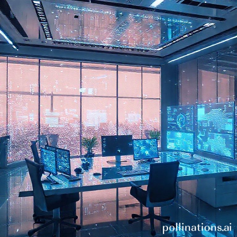 AI generated modern digital workspace