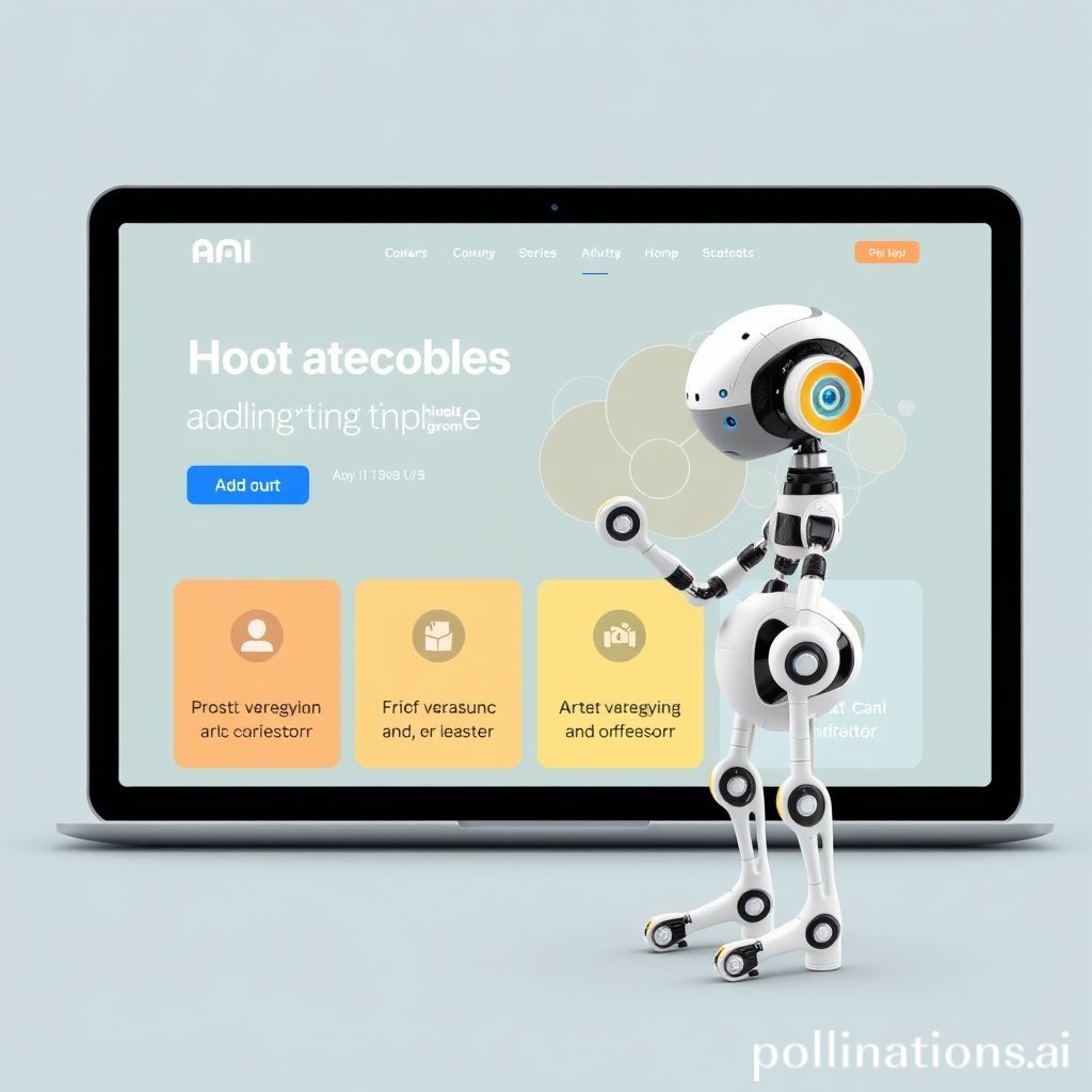 AI website content creation