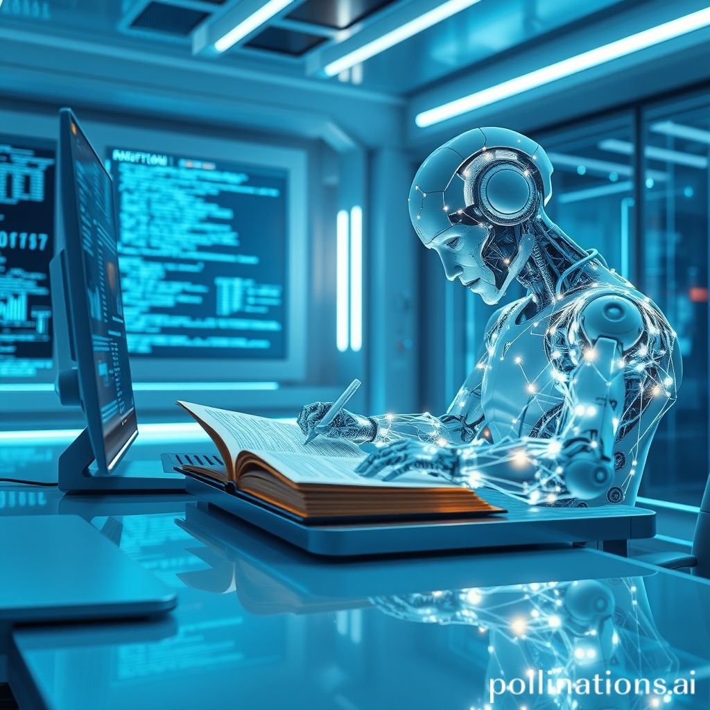 AI writing a book