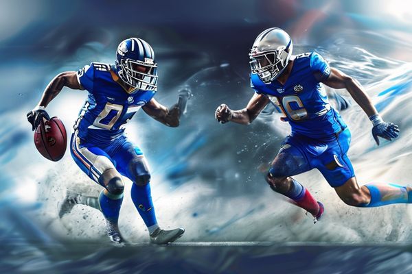 Action shot of Fulham vs Chelsea match