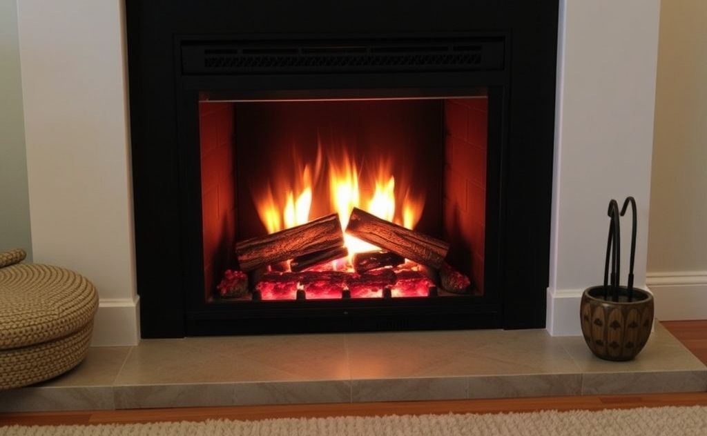Activating electric fireplace pilot light process