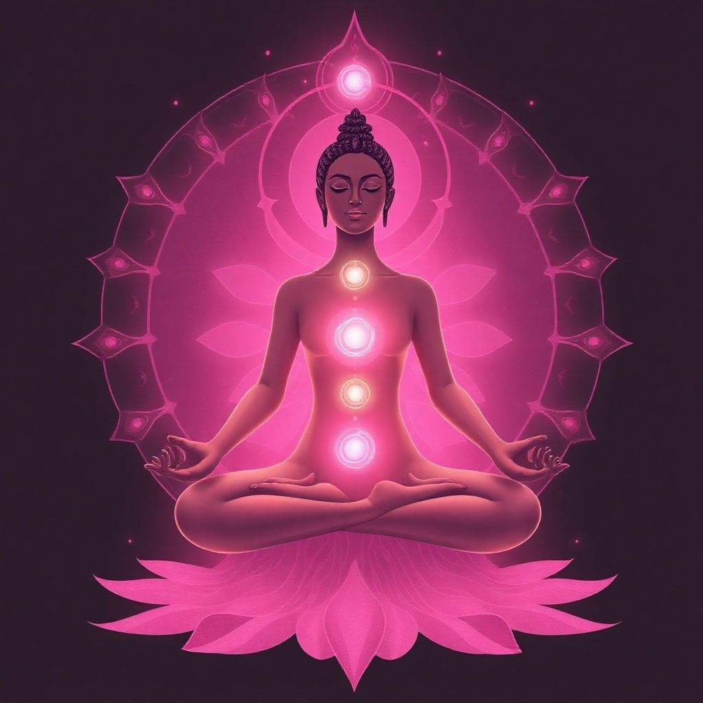 Activating the pink root chakra.