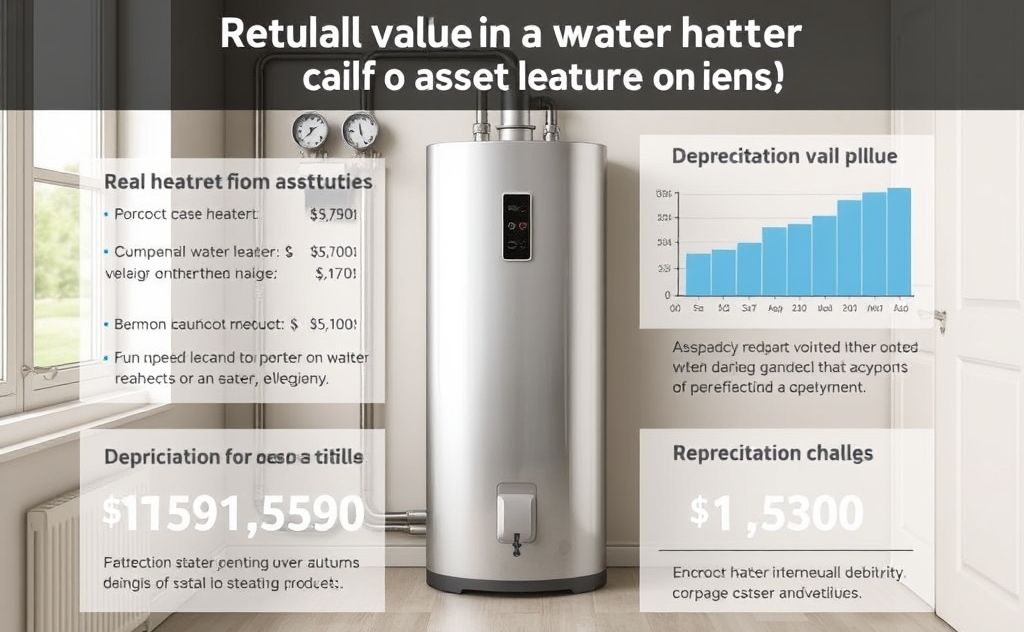 Actual value of a water heater asset assessment