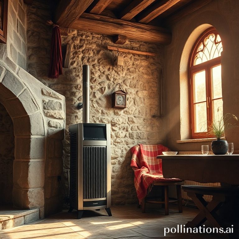 Adapting a contemporary heater to traditional architecture