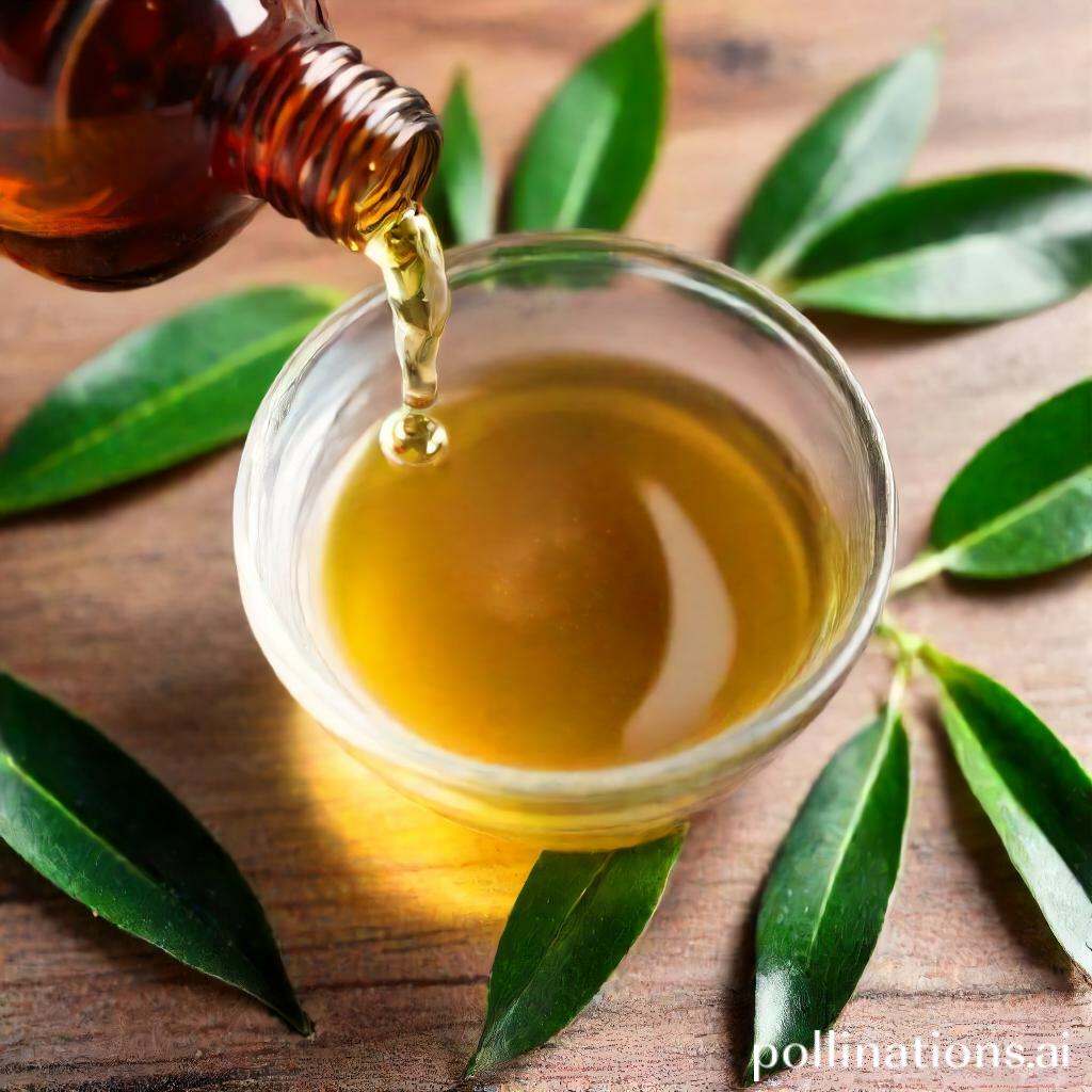 Tea tree oil for molluscum