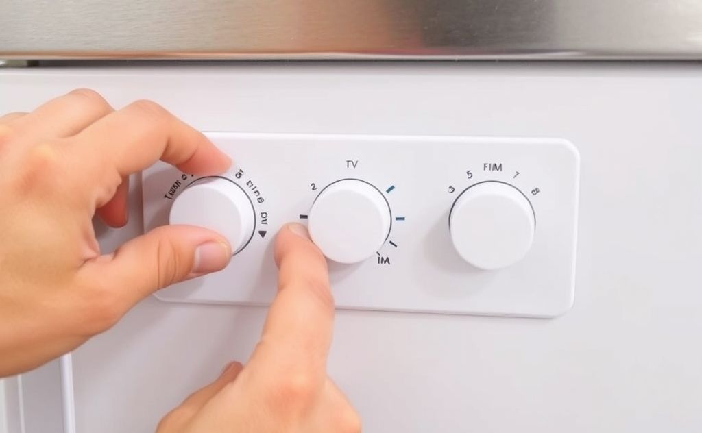 Adjust Amana refrigerator temperature controls