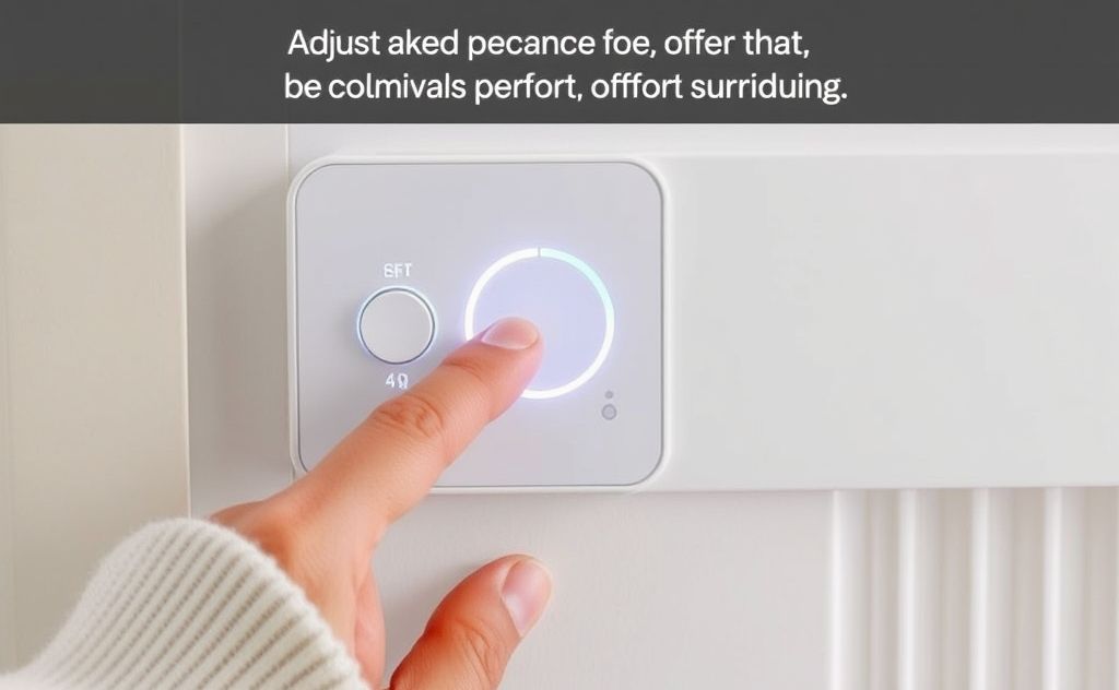 Adjust your smart heater control for optimal comfort