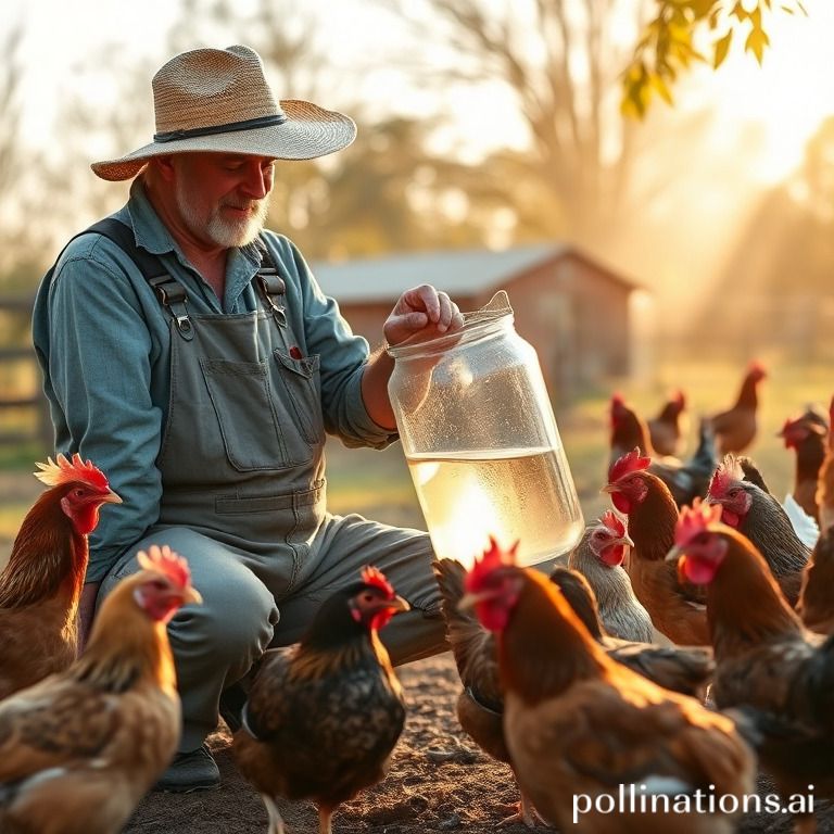 Corid water for chickens.