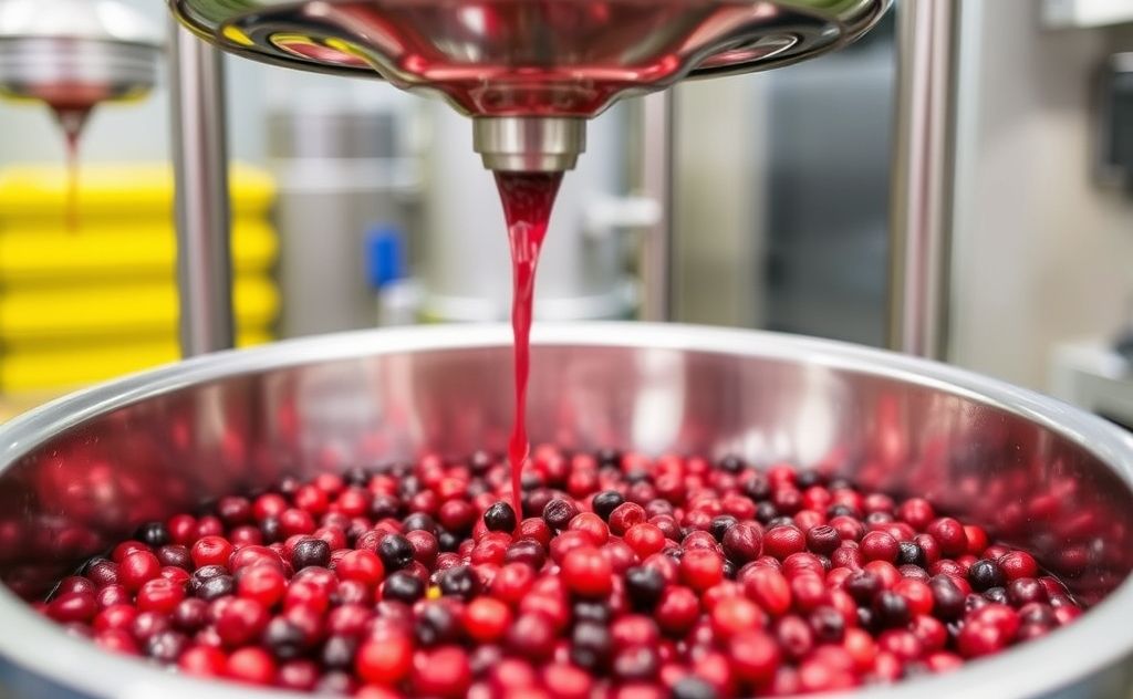 Advanced cranberry juice extraction methods