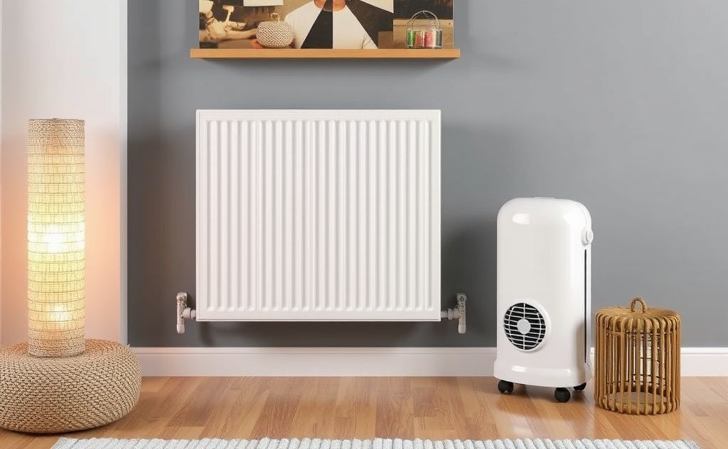 Advanced energy efficient heater for central heating