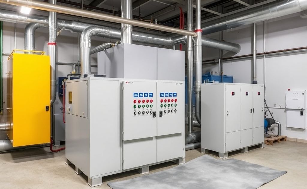 Advanced heat recovery system with control units
