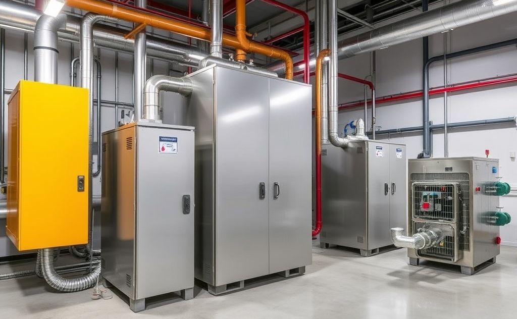 Advanced industrial heating systems for temperature control
