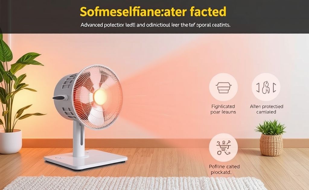 Advanced protection features of electric fan heaters