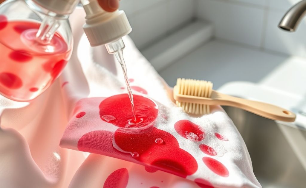 Advanced stain removal cherry juice clothes