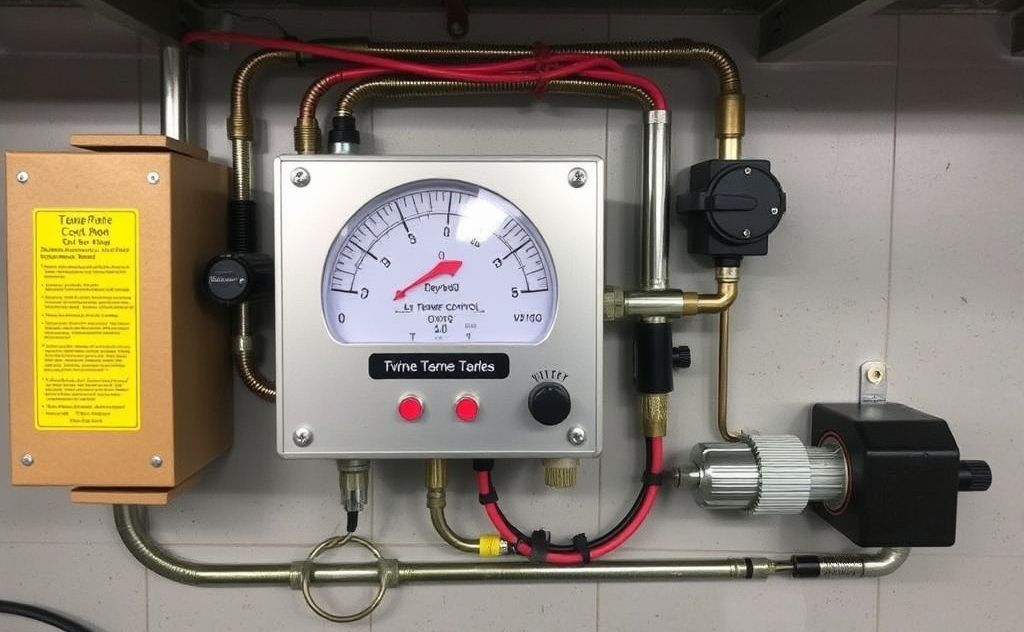 Advanced temperature control oil heater setup