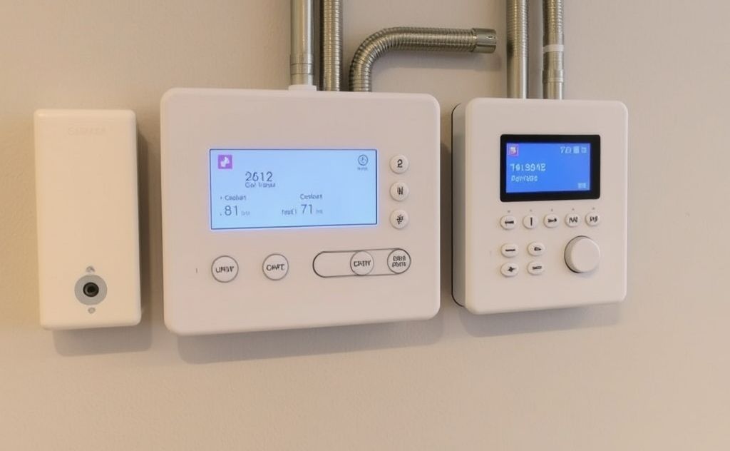 Advanced zoning controls with gas wall heaters