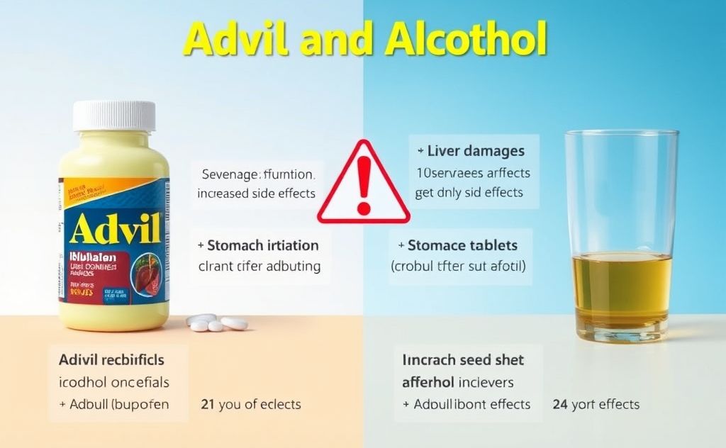 Advil and alcohol interaction concerns explained