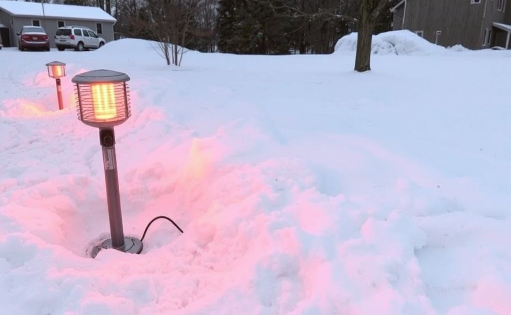 Aftermarket snow melting solutions with heaters