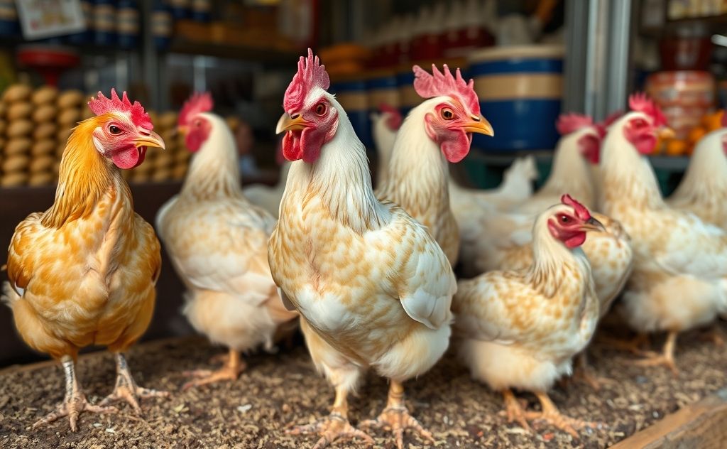 Age of chickens at purchase time