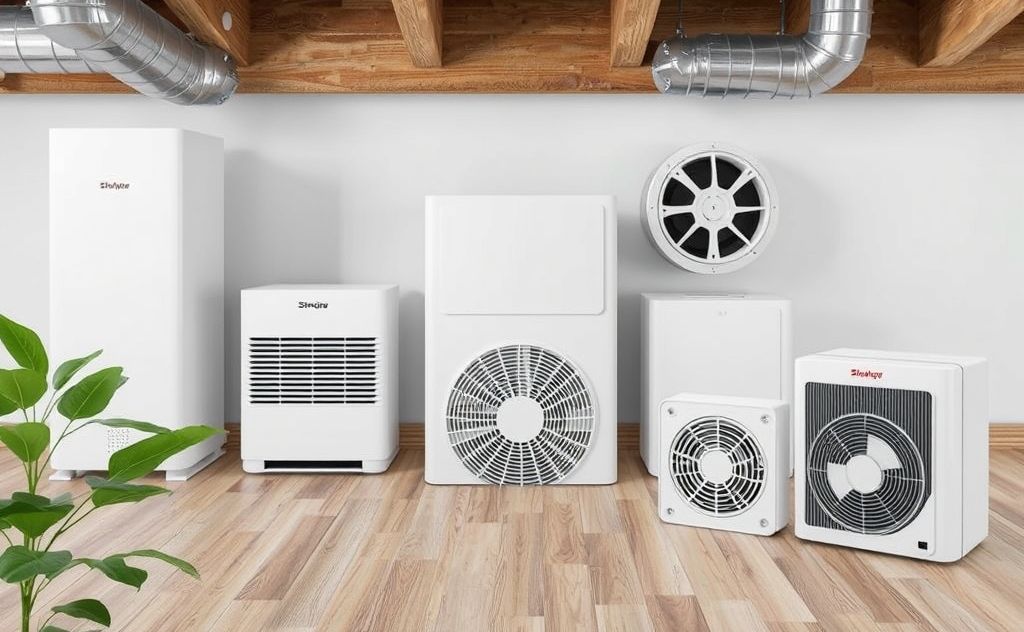 Air purifiers for HVAC systems in various styles