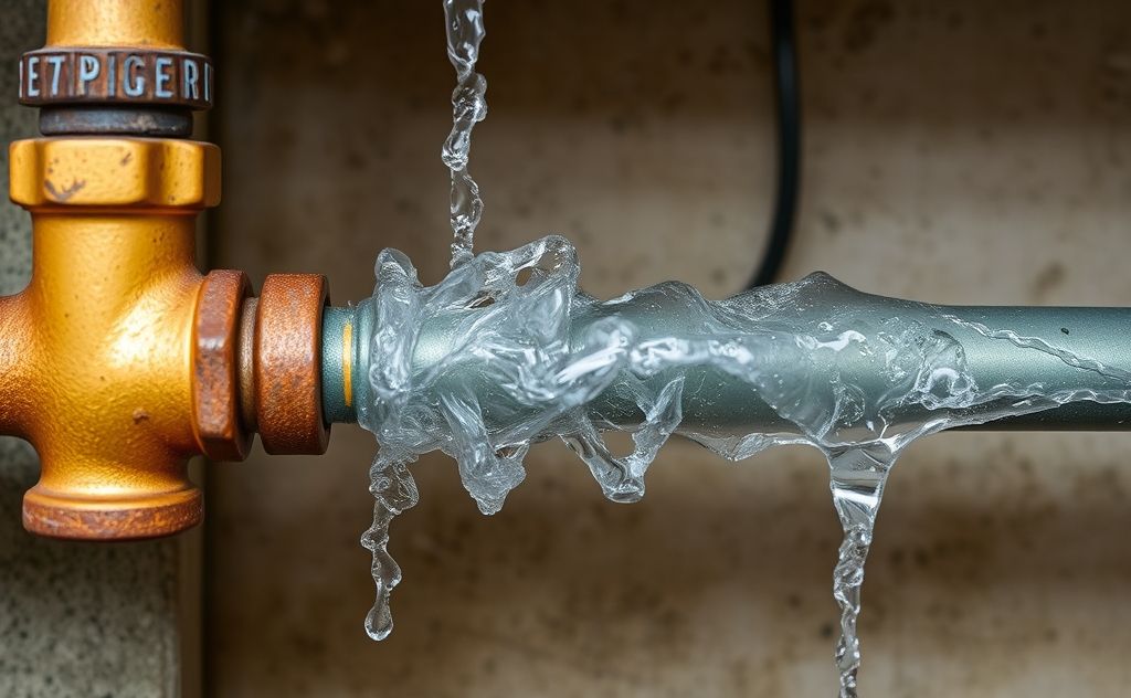 Air trapped in pipes causes water issues. Purge lines.