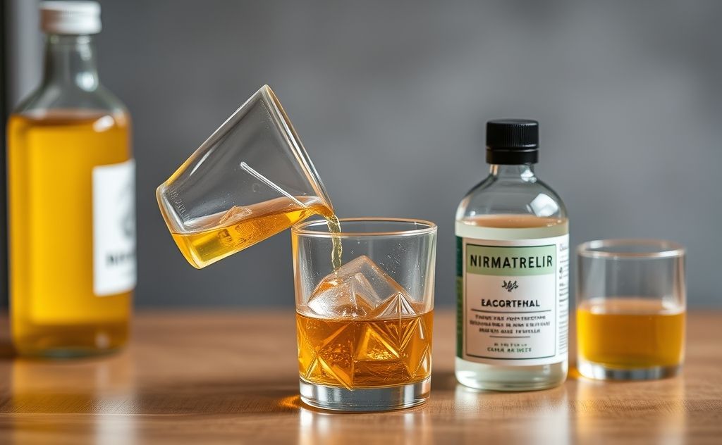 Alcohol and Nirmatrelvir interaction caution