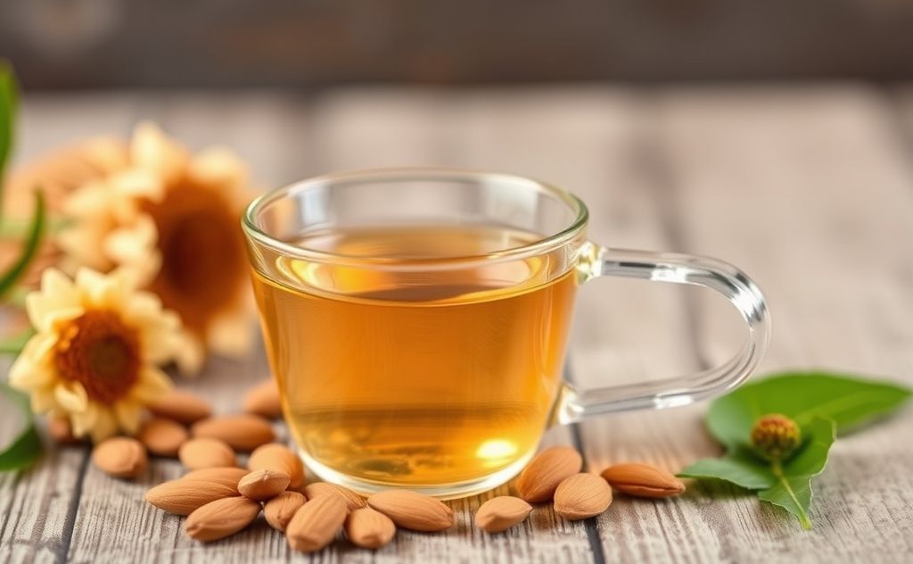 Almond tea benefits for health and wellness.