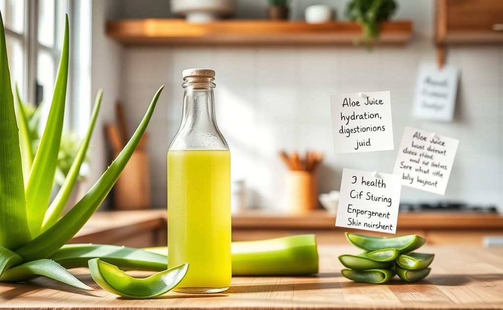 Aloe vera juice storage tips and benefits