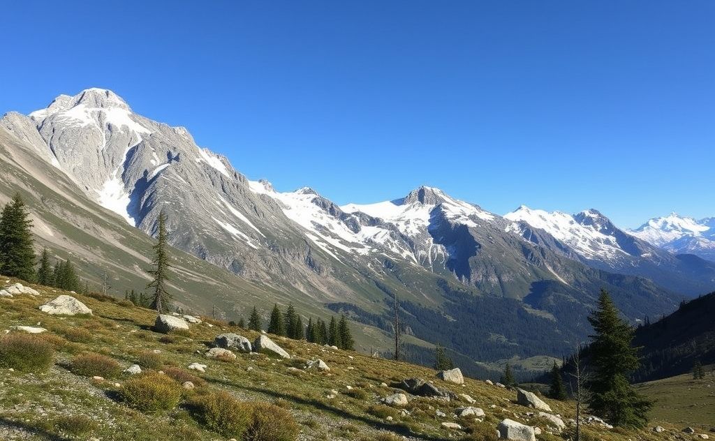 Alpine ecosystem changes from temperature shifts
