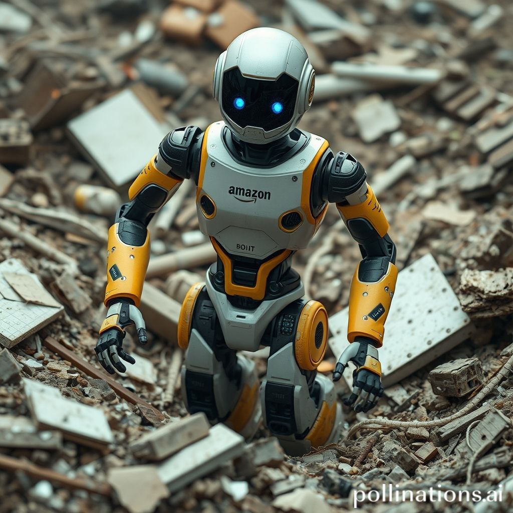 Amazon humanoid robot in a search and rescue scenario