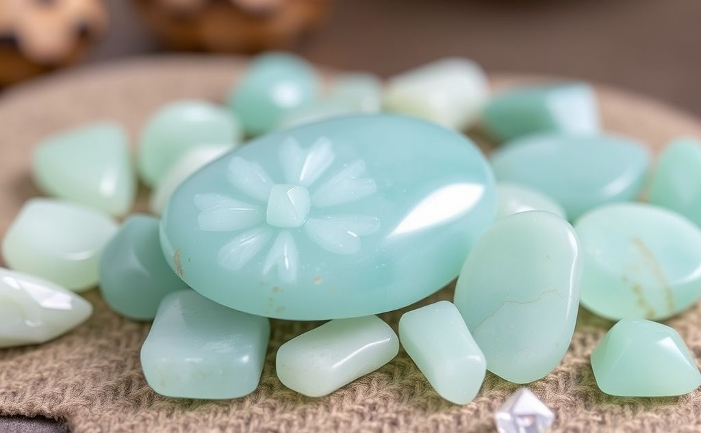 Amazonite enhances heart and throat chakras