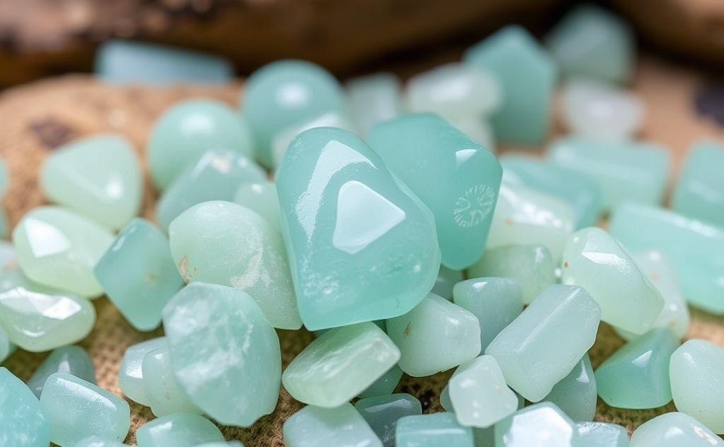 Amazonite's connection to the heart chakra