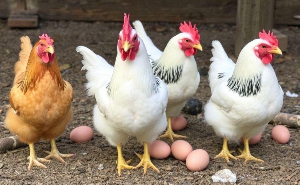 Ameraucana chickens lay around 3 to 5 eggs weekly