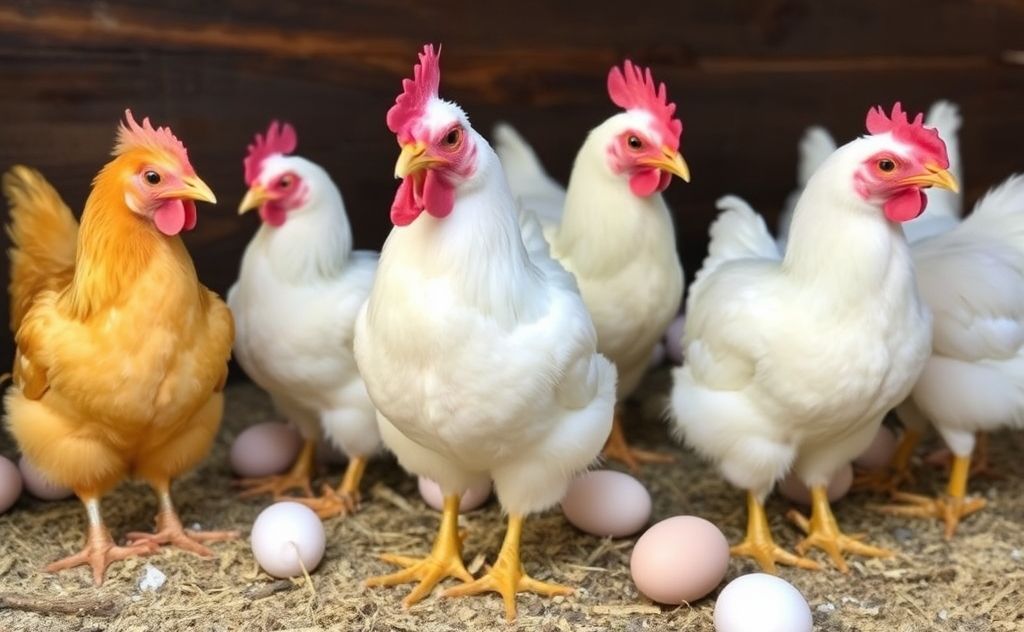 Ameraucana chickens start laying eggs at 5-6 months