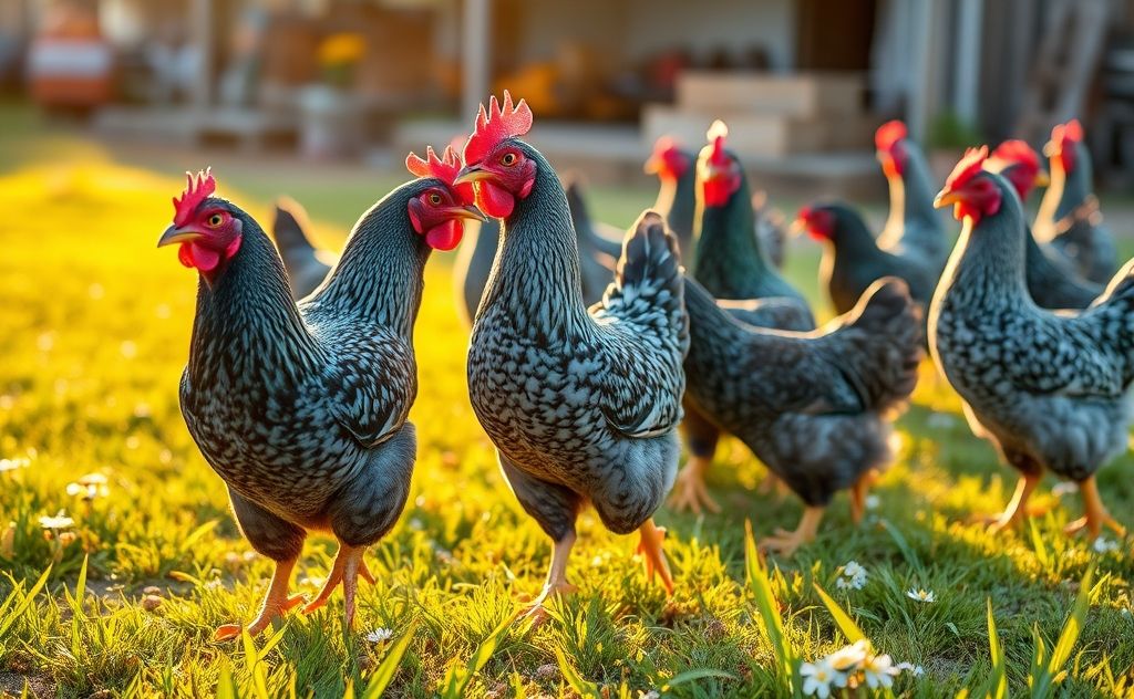 Ameraucana chickens thrive for about 6-8 years