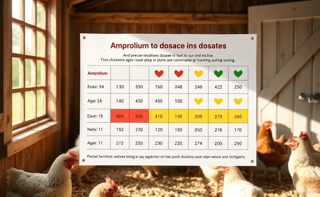 Amprolium dosage guide for chickens