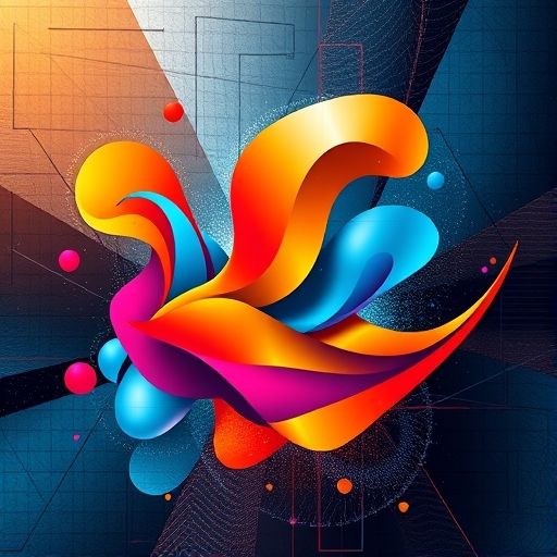 Flux abstract art
