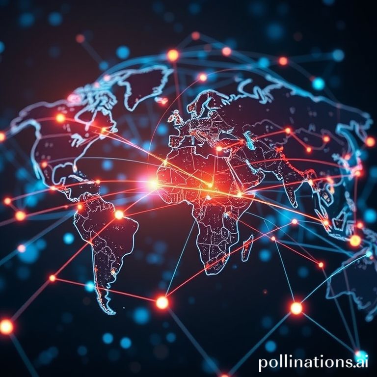 A digital illustration of a seamless global payment network, showing swift financial transactions connecting individuals and businesses worldwide, symbolizing efficiency and trust.